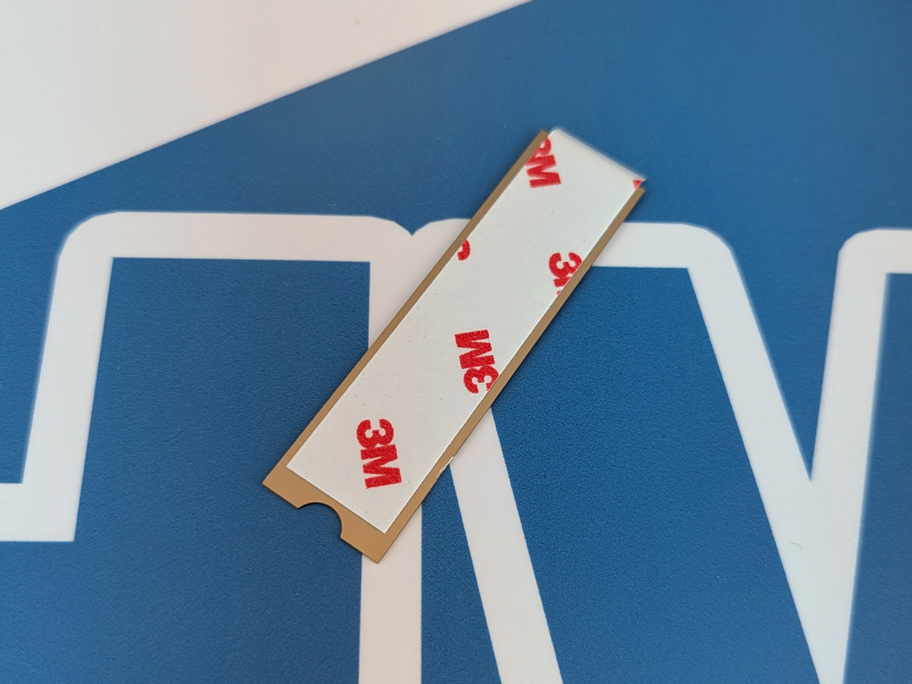 Unser Testmuster ohne Kühlkörper.