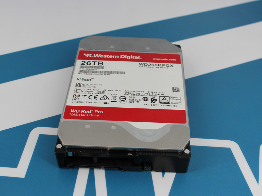 Western Digital WD Red Pro 26 TB im Test.