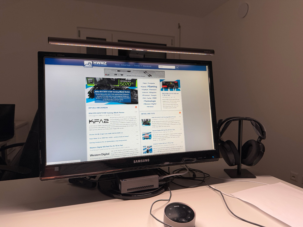 Beleuchtung z.B. vorne und hinten.