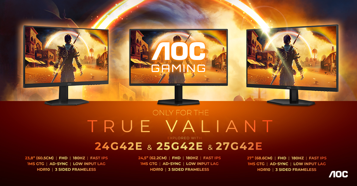 Preiswerte Monitorserie AOC GAMING G42.